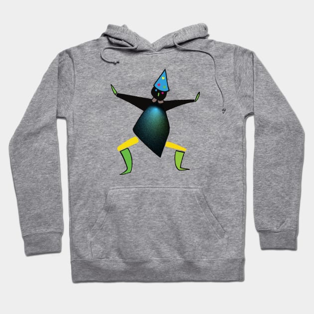 Stretched Arms Hoodie by OssiesArt